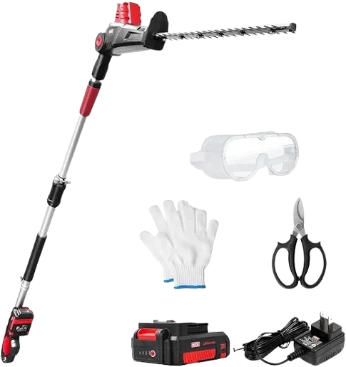 MZK 20V MAX 22.4-inch Cordless Pole Hedge Trimmer Attachment