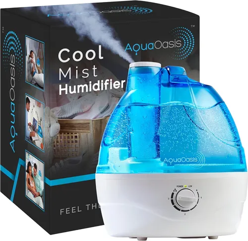 AquaOasis® Cool Mist Humidifier (2.2L Water Tank) Quiet Ultrasonic Humidifier