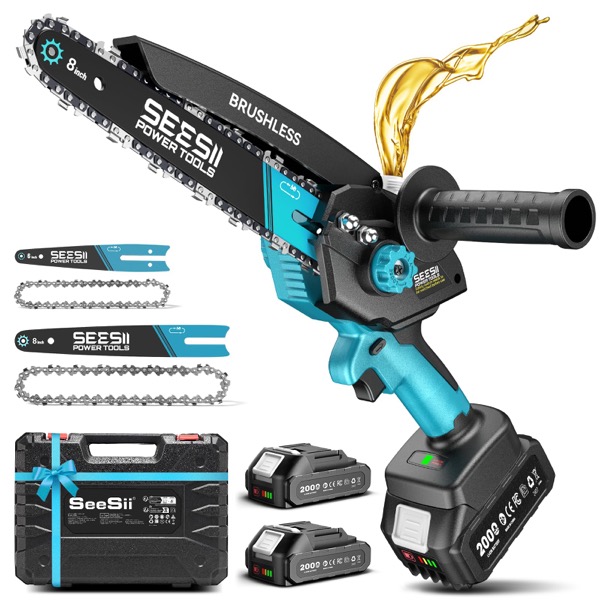 SEESII Mini Chainsaw 8 & 6 Zoll