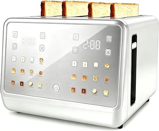 Foyoconven Touch Screen Toaster 4 Slice